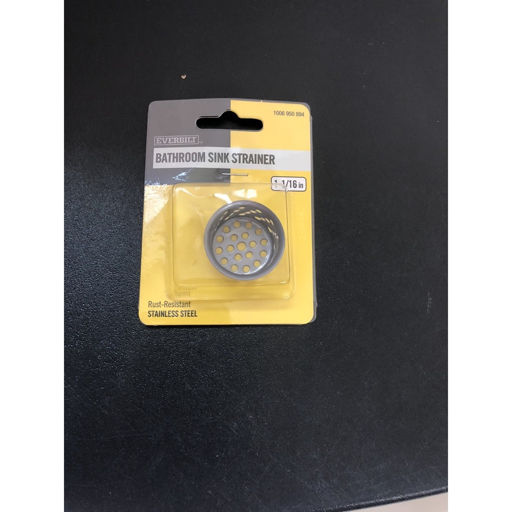 Everbilt‎ Bathroom Sink Basket Strainer Stainless Steel 1-1/16" 865520